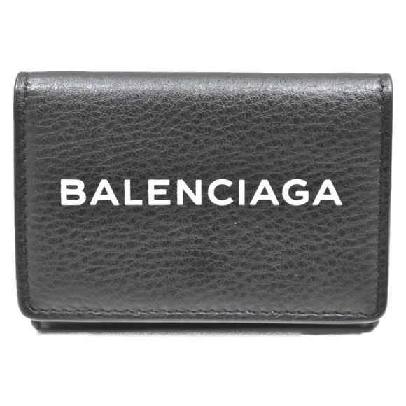 Balenciaga Popular Tri  Wallet black leather - Picture 1 of 9